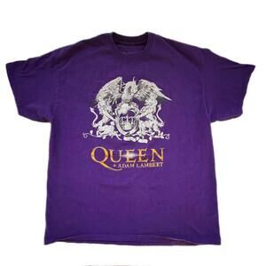 QUEEN & ADAM LAMBERT THE RHAPSODY TOUR 2019 CONCERT TEE SHIRT SIZE XL